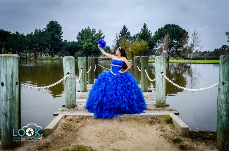 Quinceanera blue dress