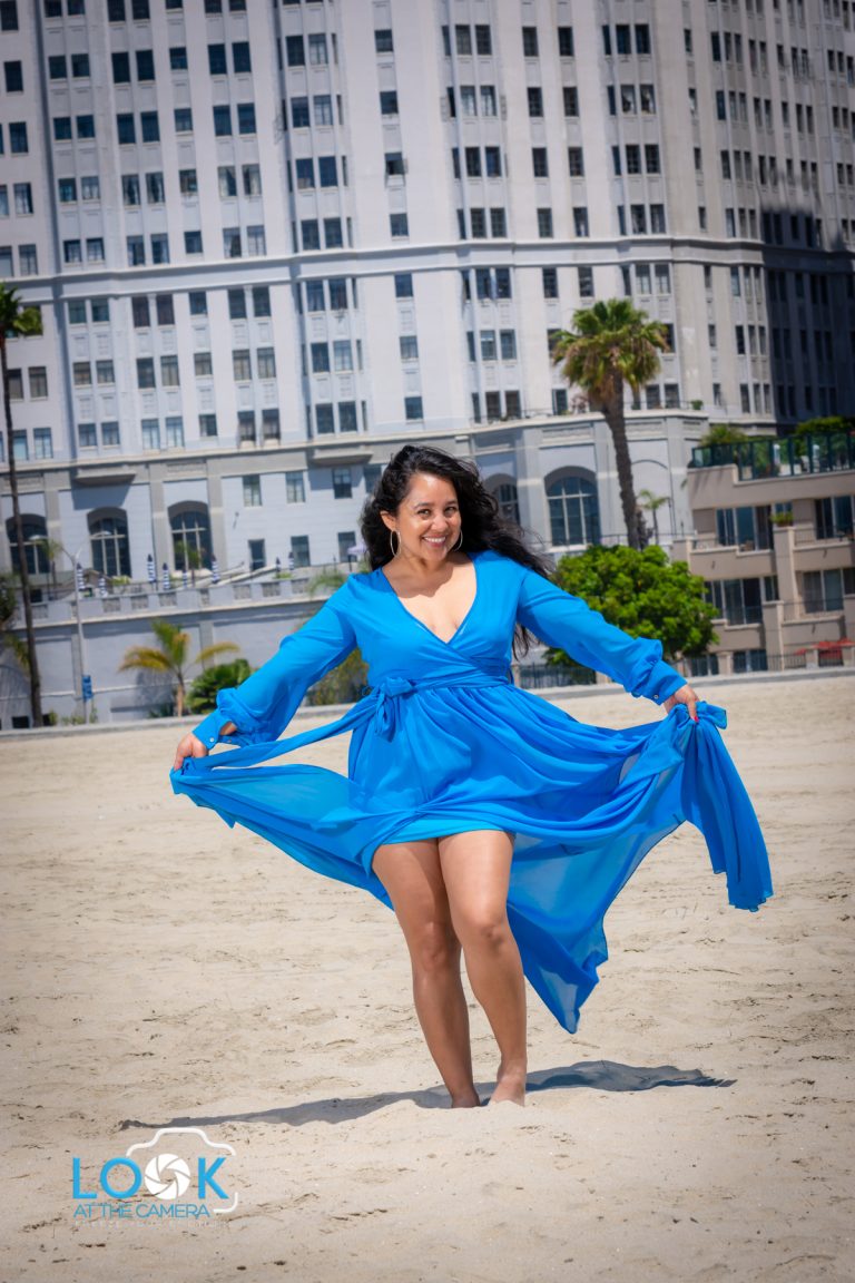 Photo shoot on the beach