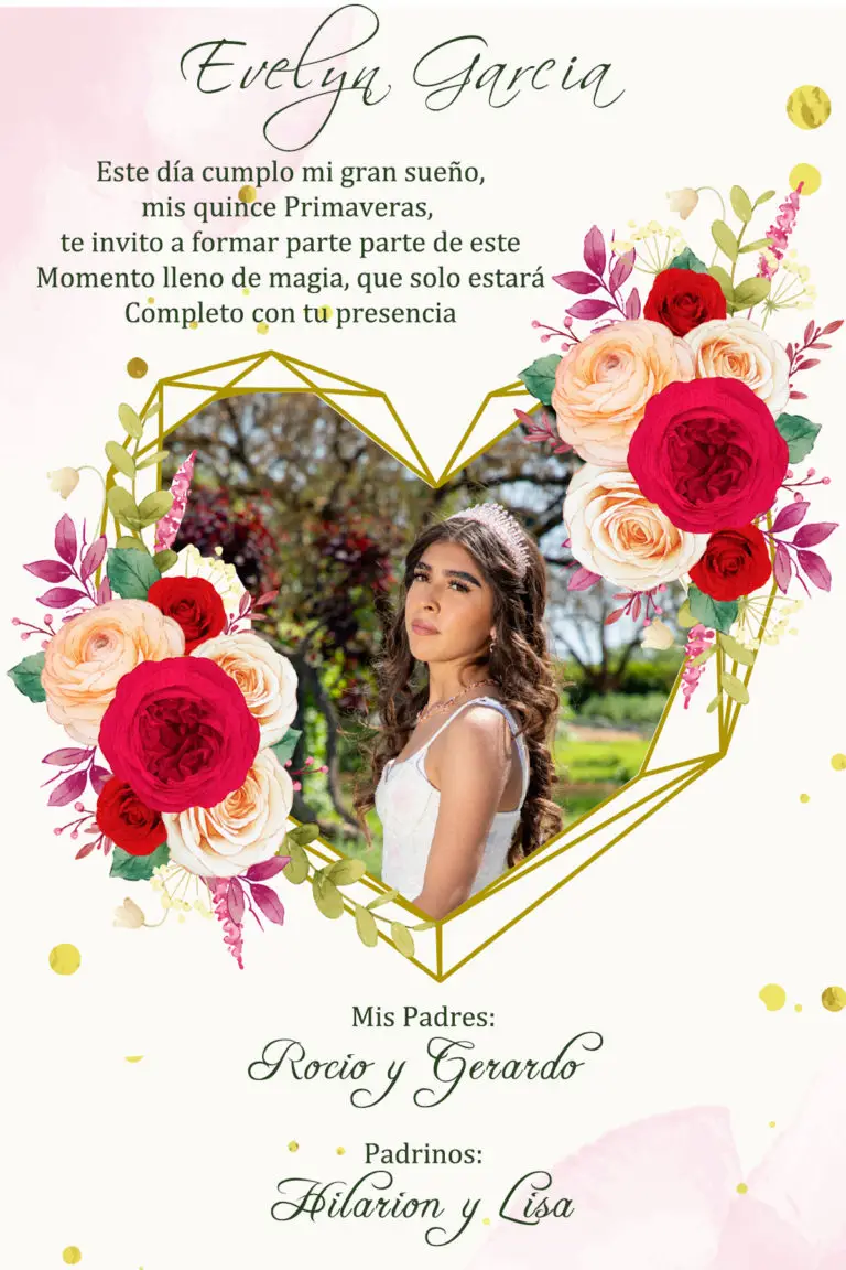 Invitacion Evelyn Garcia